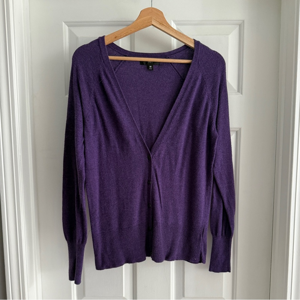 Mossimo Purple Women's Cardigan